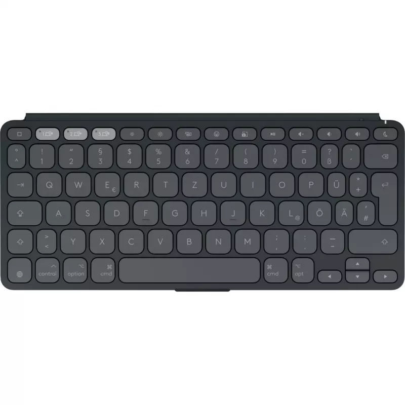 LOGITECH Keys-To-Go 2 iPadille, iPhonelle, Macille ja Apple TV:lle langaton näppäimistö grafiitti