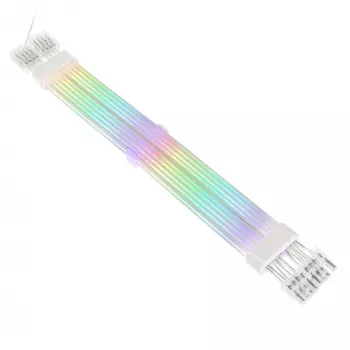 PCI-E 8-Pin jatkokaapeli Kolink Umbra Radiant ARGB — dual 2× 8-Pin, punottu jatko GPU-virtalähteelle