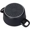 BALLARINI 75002-921-0 kattila pyöreä musta alumiini 24 cm
