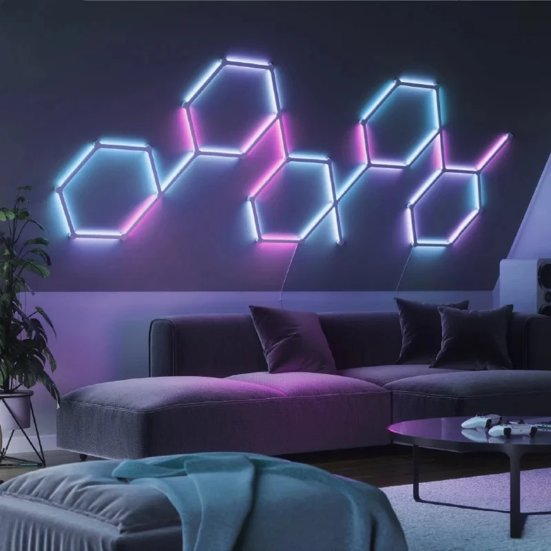 Nanoleaf Lines -tunnelmavalaistuksen laajennuspakkaus 3 kpl