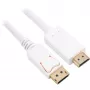 Sharkoon adapterikaapeli DisplayPort 1.2 > HDMI 4K valkoinen 3 metriä
