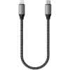 Satechi ST-TCL10M USB-kaapeli 0,25 m USB-C USB-C/Lightning musta harmaa