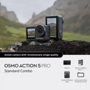 DJI Osmo Action 5 Pro toimintakamera 40 MP 4K Ultra HD CMOS 25,4 / 1,3 mm (1 / 1,3) Wi-Fi 146 g