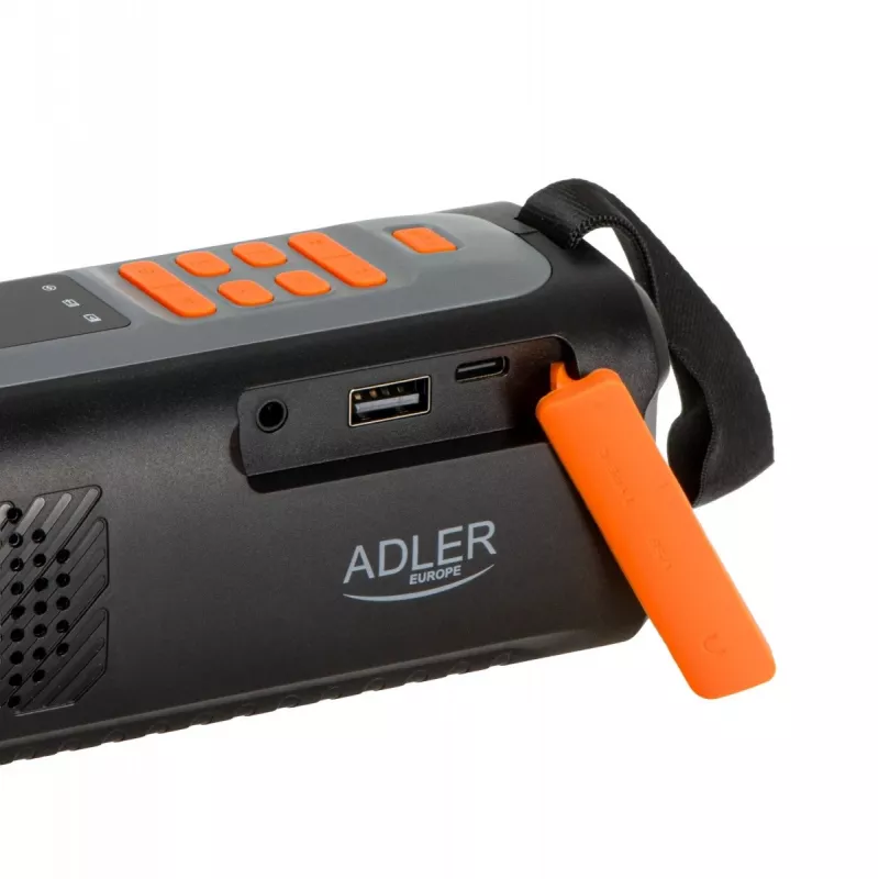 ADLE AD1920 hätäradio aurinkoenergialla