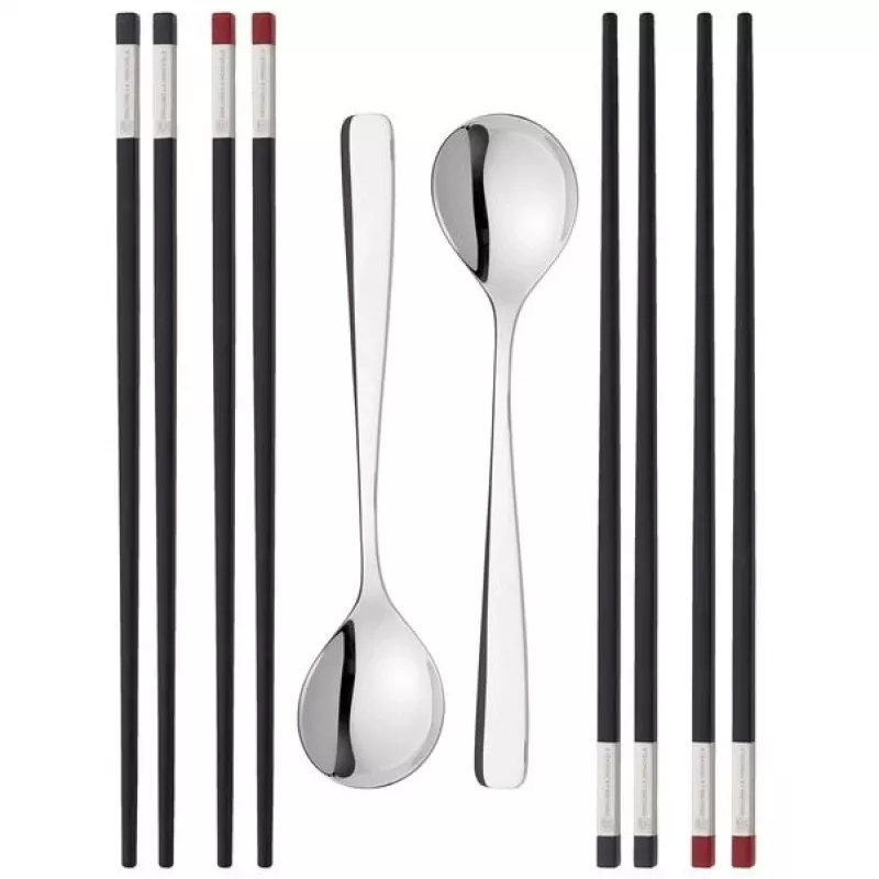 ZWILLING 39180-001-0 syömäpuikot-setti musta ruostumaton teräs