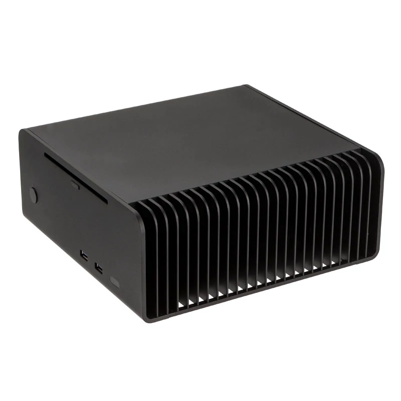 Streacom ST-FC8B Alpha Optical fanless HTPC-kotelo + 120 W virtalähde
