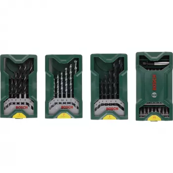Bosch Mini X-Line Multipack 3+1 poranterä- ja kärkisarja, 46 kpl