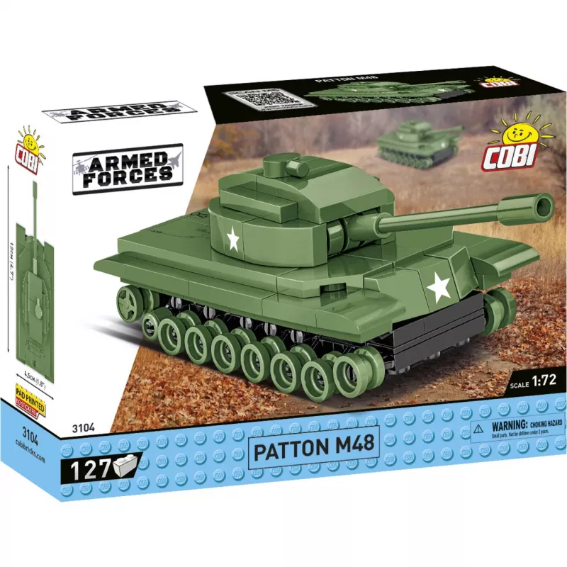 Patton M48, rakennuslelu mittakaava 1:72