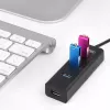 UNITEK Y-3089 USB-keskitin USB 3.2 Gen 1 (3.1 Gen 1) Type-A 5000 Mbit/s musta