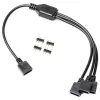 EK Loop D-RGB 3-tie-haaroittelukaapeli