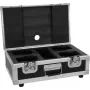 Flightcase Roadinger 4x AKKU Dot 1 RGB/WW QuickDMX — suojaava kuljetuslaukku