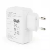 USB-laturi universaali valkoinen/4-porttinen EG-U4AC-02 GEMBIRD