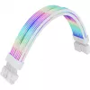 Thermaltake Tt Mod ARGB Snow Cable, 8-pin, 300 mm, valkoinen