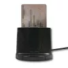 Älykortinlukija Qoltec 50632 USB 2.0 musta 1 m kaapeli