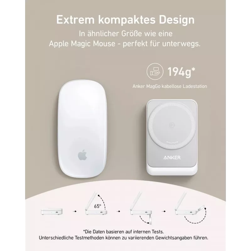 MagGo 3-in-1 15W taittuva valkoinen EU