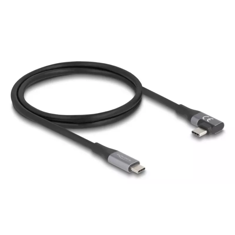 USB-kaapeli DeLOCK 81131 1 m USB-C musta 40 Gbit/s