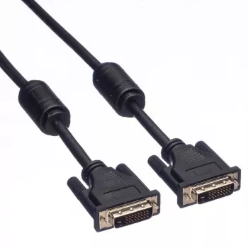 DVI-kaapeli ROLINE DVI (24+1) Dual Link M/M 7,5 m