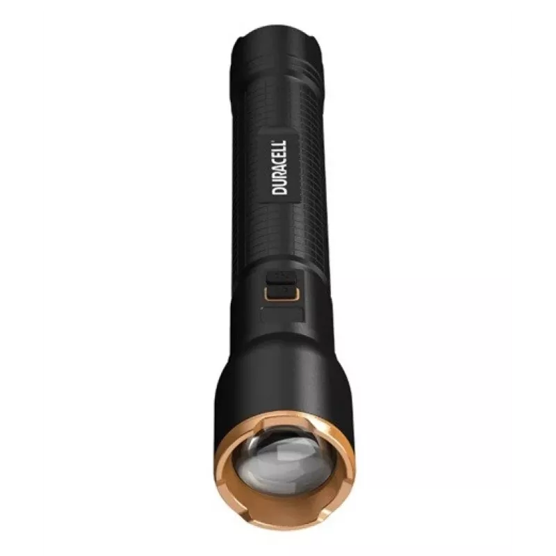 Taskulamppu Duracell DF6000R lahjalaatikko — kädessä pidettävä ladattava taskulamppu, musta