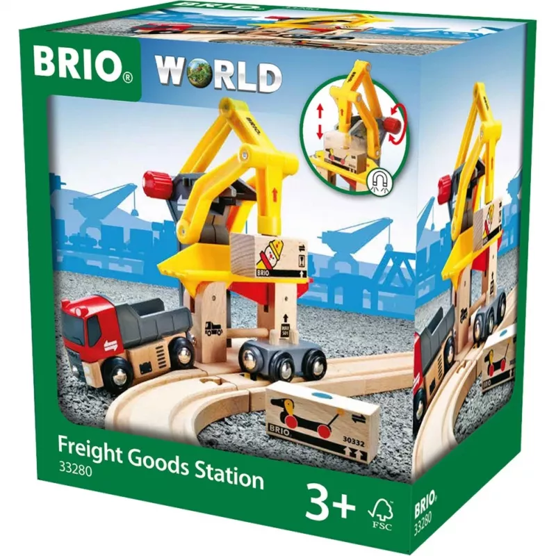 BRIO World rahdinlastausasema, leikkirakennus