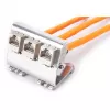 Adapteri Digitus AN-25183 3x Keystone-moduulille ruostumaton teräs