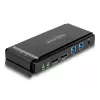 KVM-kytkin DeLOCK DisplayPort 1.4 8K 60Hz USB ääni