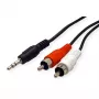 3,5 mm/2x RCA (uros) -kaapeli ROLINE 11.09.4349 10 m