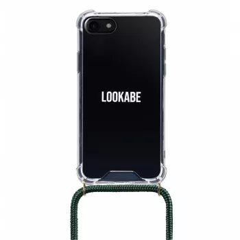 Kaulaketjukotelo iPhone Xs Max Lookabe — kulta vihreällä nauhalla