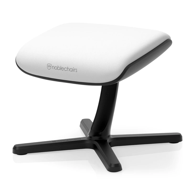 noblechairs-jalkatuki 2 - White Edition