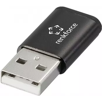 Renkforce USB 2.0 -adapteri [1x 1.1 A-pistoke - 1x USB-C-liitin] RF-6615904 (RF-6615904)
