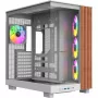 PC-kotelo Thermaltake View 380 XL WS ARGB Snow White — Midi-Tower, ATX-tuki, ikkunalla