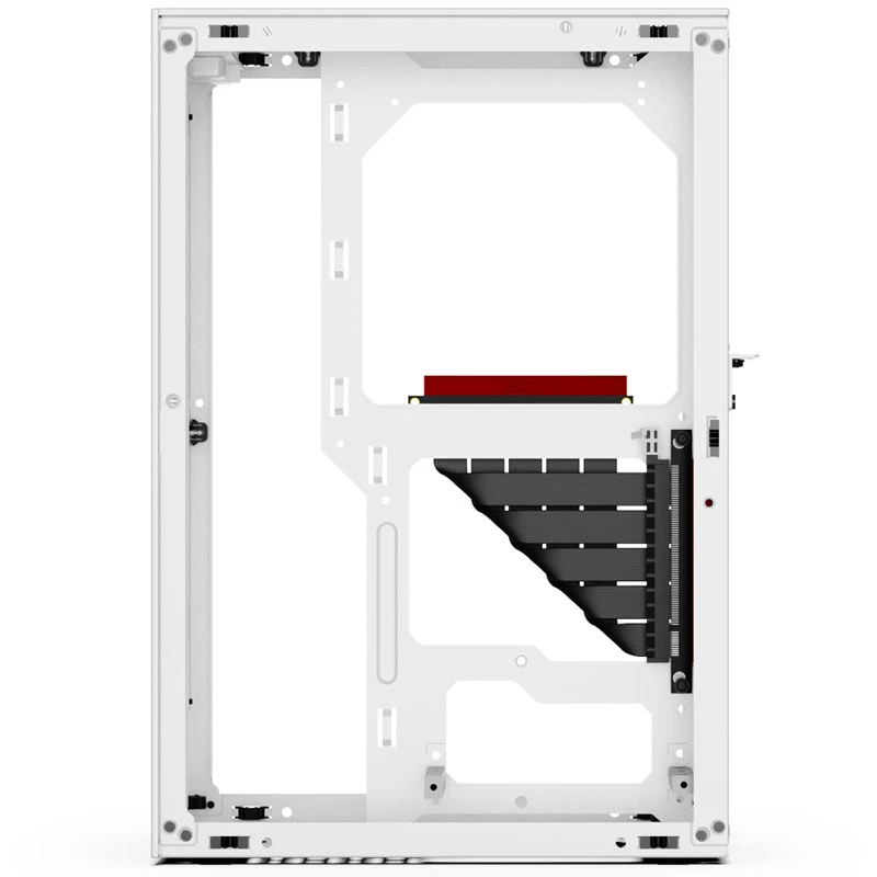 SSUPD Meshlicious Full Mesh PCIE 4.0 Edition Mini-ITX kotelo - valkoinen