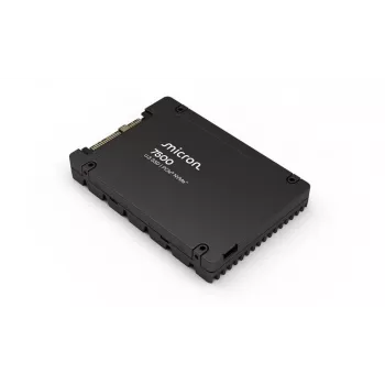 SSD | MICRON | SSD-sarja 7500 MAX | 800GB | NVMe | NAND-flash-teknologia 3D NAND | kirjoitusnopeus 1400 MB/s | lukunopeus 6800 MB/s | muototekijä U.3 | TBW 4380 TB | MTBF