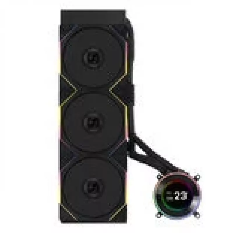 All-in-one-nestjäähdytin Lian Li GA II Hydroshift II LCD-C 360TL 12 cm musta