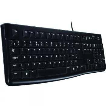 Logitech Desktop MK120 yhdistelmä, musta, johdollinen, sveitsiläinen asettelu, 920-002504