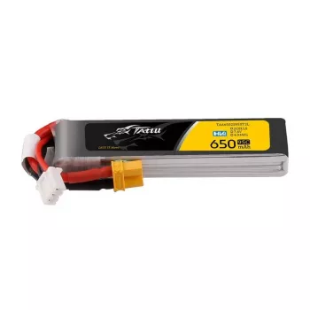 Akkumulaattori LiPo Tattu 2s 650mAh 95C 7,6V HV XT30 Long-Pack