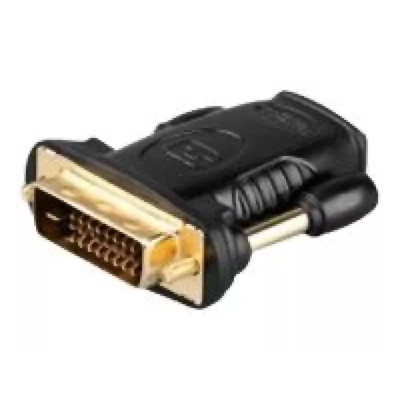 Goobay HDMI/DVI-D-sovitin, HDMI standardiliitin (tyyppi A) -> DVI-D (24+1) pistoke (68931)