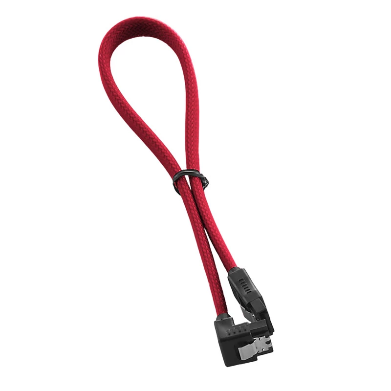 ModMesh suorakulmainen SATA-3-kaapeli 30 cm - punainen - kaapeli - digitaali/data (CM-CAB-RSAT-N30KR-R)