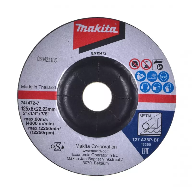 Makita 9558HNR kulmahiomakone, 125 mm