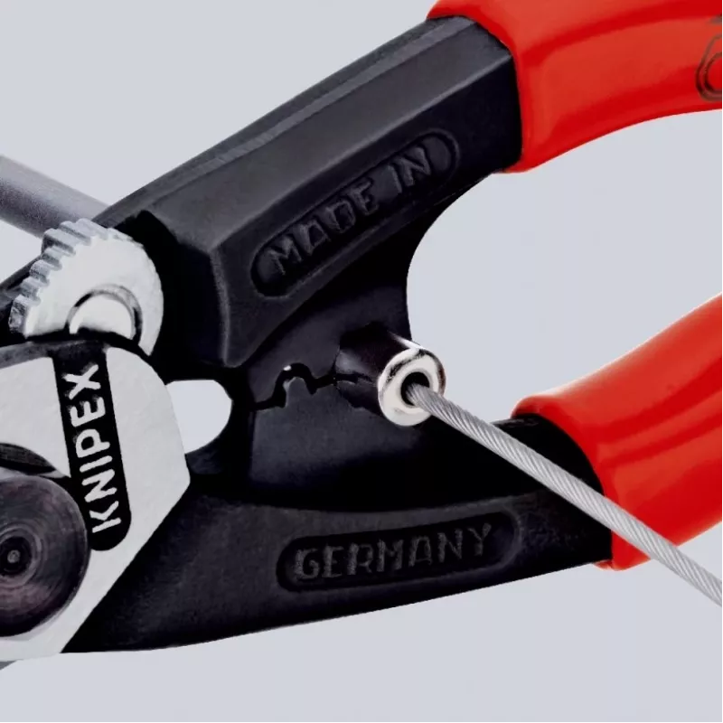 Käsikäyttöinen kaapelileikkuri Knipex 95 62 190 T