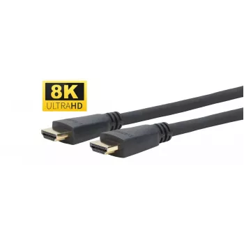 Vivolink Pro, HDMI 2.1, 8K, 120 Hz, 48 Gbit/s, 2 m, musta, 2 m, HDMI Type-A (standardi), HDMI Type-A (standardi), 7680 x 4320 pikseliä, 3D, musta