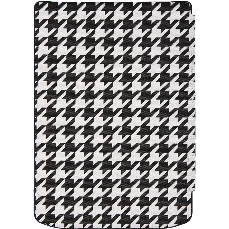 Folio-kotelo 6 inch e-kirjanlukijalle PocketBook Shell — musta/valkoinen, 112 × 160 × 12,5 mm