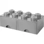 Room Copenhagen - LEGO Brick Drawers 8 - harmaa (40061740) (40061740)