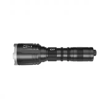 Käsivalaisin Nitecore CI7 — 4 LEDiä, 2500 lumenia, 130 h käyttöaika, 148,2 mm, 158 g, musta
