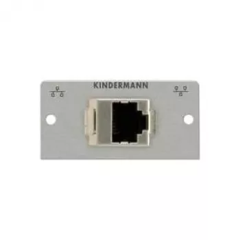 Kindermann 7444000523 RJ-45 sukupuolenmuunnin 1:1, etulevyn Snap-In-moduuli