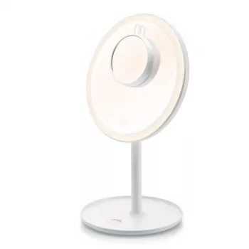 Vapaasti seisova LED-meikkipeli ETA Fenité pyöreä 20 cm, kosketusohjaus, USB, sisäänrakennettu LiPo-akku