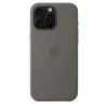 Silikonikuori MagSafe iPhone 16 Pro Max - kivinharmaa
