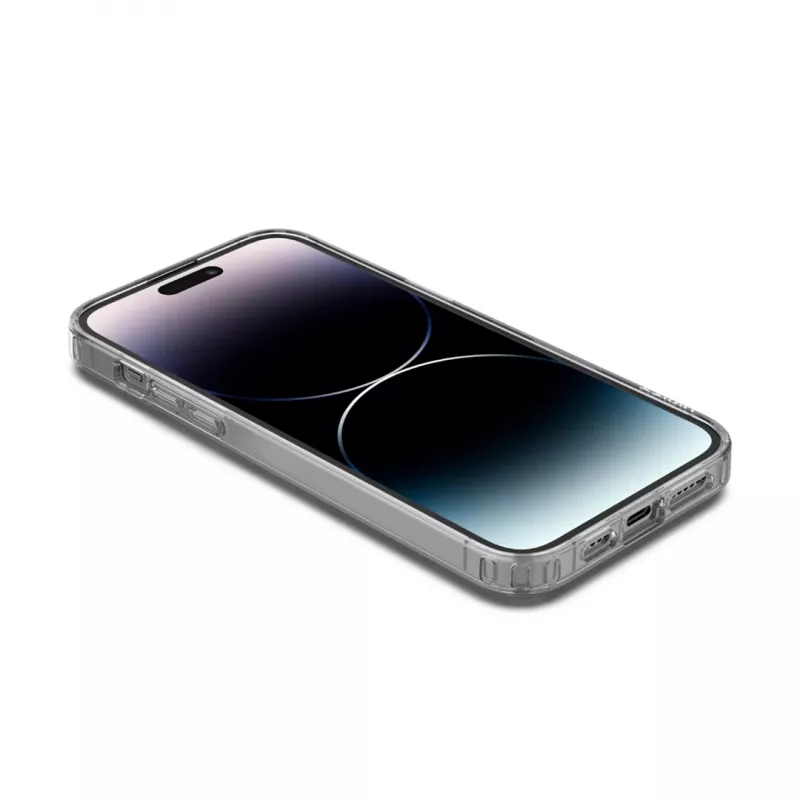 Belkin MSA011BTCL SheerForce magneettinen suojakuori iPhone 14 Pro Maxille, antibakteerinen, läpinäkyvä