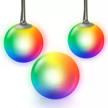 Ulkoälypallovalosarja Colour 3 kpl:n pakkaus, LED-valo korvaa 33 wattia