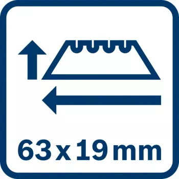 Vaihtoterä yleisveitselle Bosch Professional 63 mm 1600A01V3H