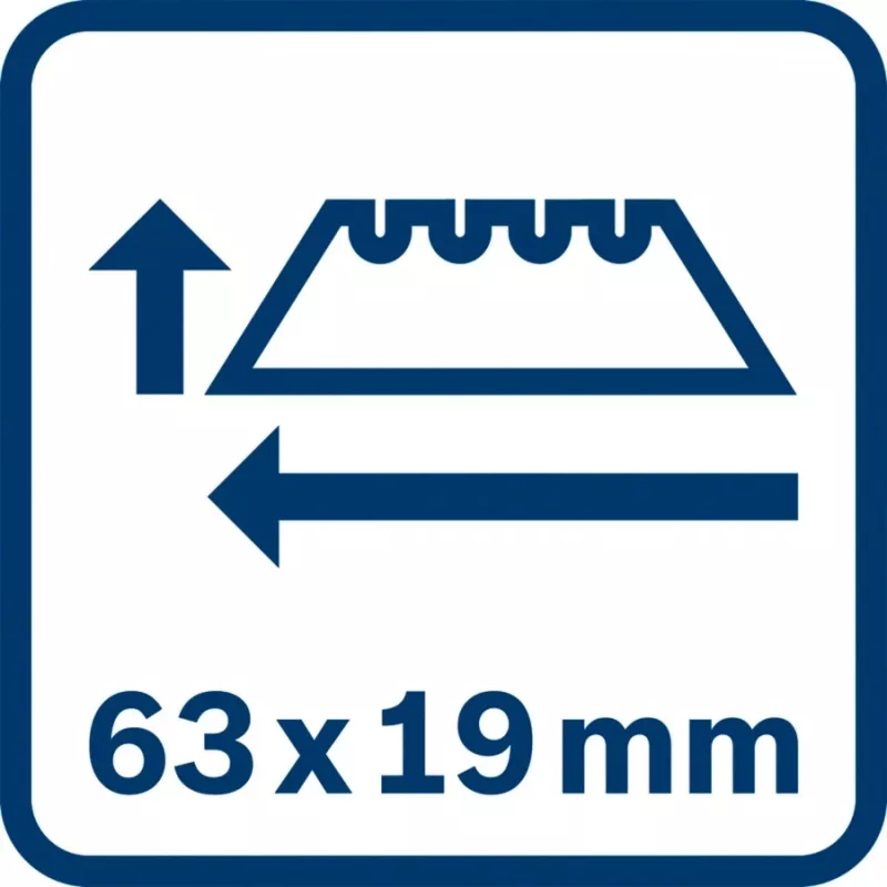 Vaihtoterä yleisveitselle Bosch Professional 63 mm 1600A01V3H